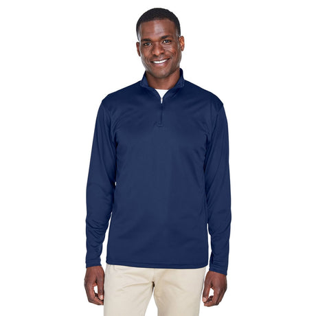 UltraClub Cool & Dry 8424 Men's Sport Quarter-Zip Pullover