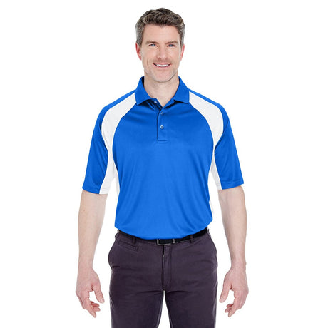 UltraClub Cool & Dry 8427 Sport Colorblock Interlock Polo