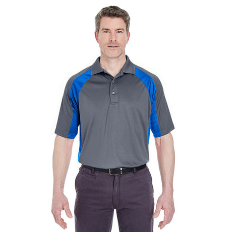 UltraClub Cool & Dry 8427 Sport Colorblock Interlock Polo