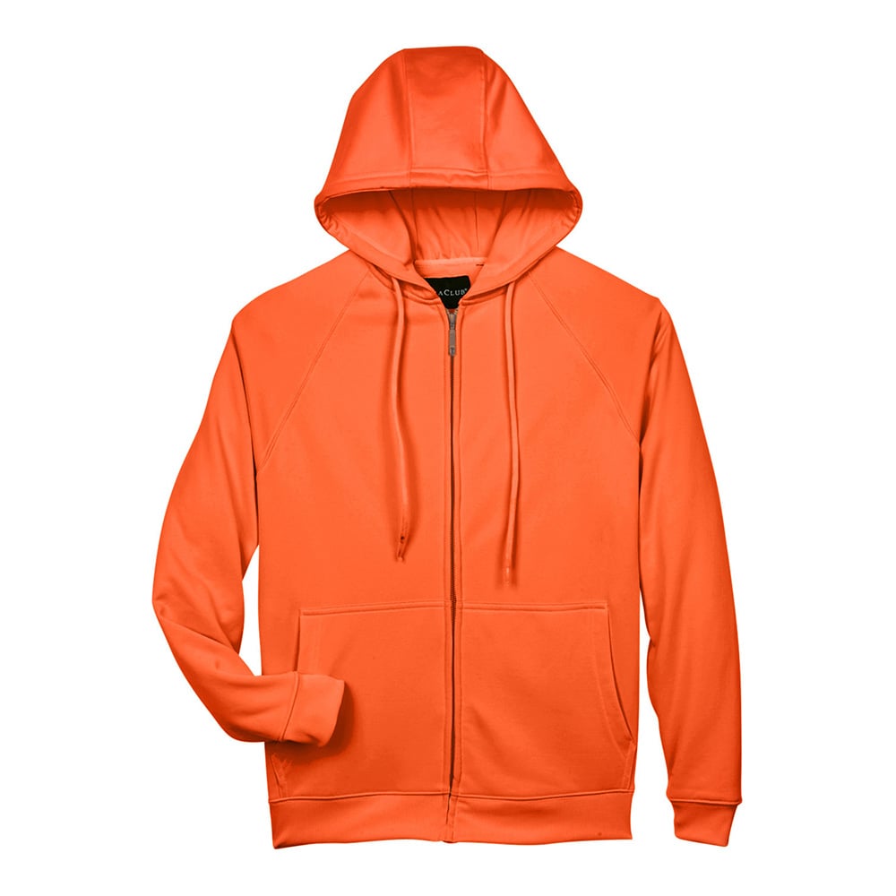 UltraClub 8463 Rugged Thermal-Lined Hooded Fleece Sweatshirt