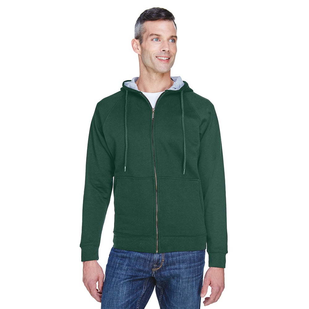 UltraClub 8463 Rugged Thermal-Lined Hooded Fleece Sweatshirt