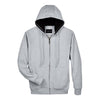 UltraClub 8463 Rugged Thermal-Lined Hooded Fleece Sweatshirt