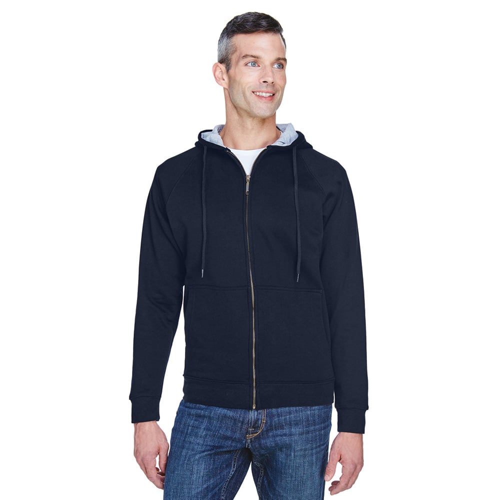 UltraClub 8463 Rugged Thermal-Lined Hooded Fleece Sweatshirt