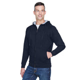 UltraClub 8463 Rugged Thermal-Lined Hooded Fleece Sweatshirt