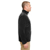 UltraClub 8492 Men's Fleece Jacket with Quilted Yoke Overlay