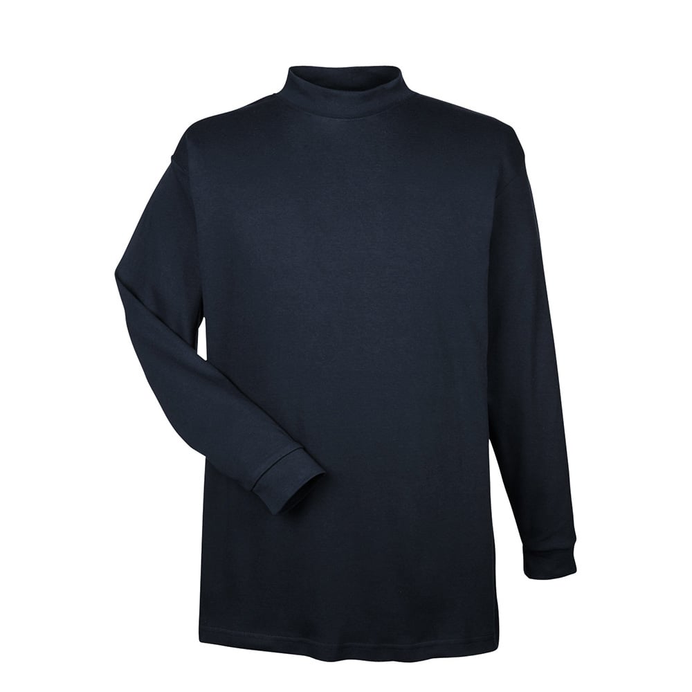 UltraClub 8510 Egyptian Interlock Mock Turtleneck T-Shirt