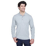 UltraClub 8532 Men's  Classic Long-Sleeve Piqué Polo