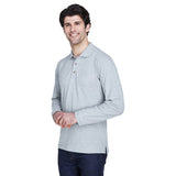 UltraClub 8532 Men's  Classic Long-Sleeve Piqué Polo