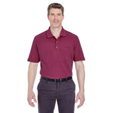 UltraClub 8534 Men's  Classic Piqué Polo with® Pocket