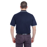 UltraClub 8545 Men's Whisper Piqué® Polo with Tipped Collar and Cuffs