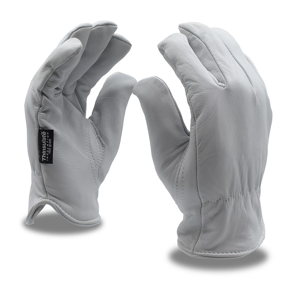 Premium Grain Goatskin Gloves with Thinsulate® Lining, 1 dozen (12 pairs)