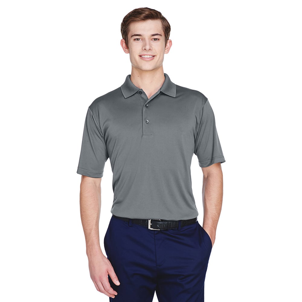 UltraClub Cool & Dry 8610 Men's Elite Performance Interlock Polo