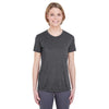 UltraClub Cool & Dry 8619L Ladies' Heathered Performance T-Shirt