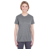 UltraClub Cool & Dry 8619L Ladies' Heathered Performance T-Shirt