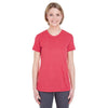 UltraClub Cool & Dry 8619L Ladies' Heathered Performance T-Shirt