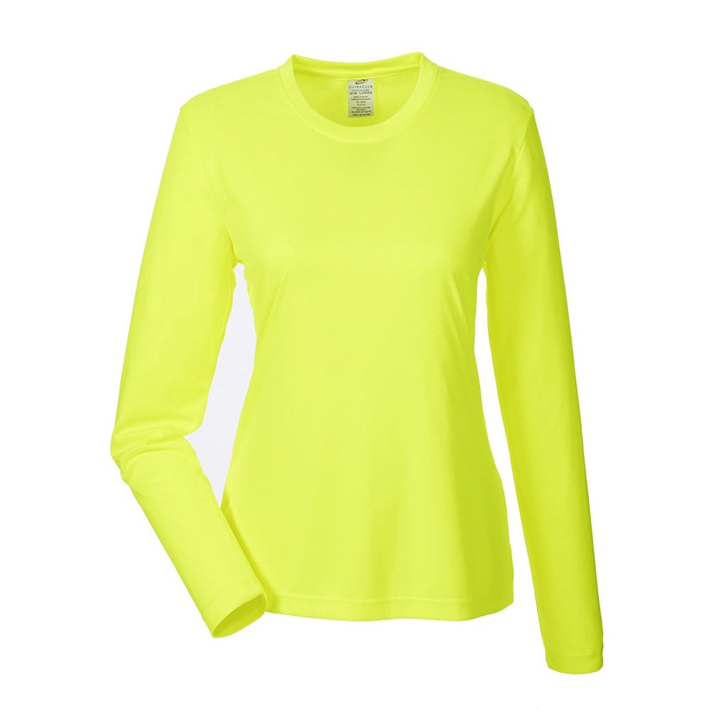 UltraClub Cool & Dry 8622W Ladies' Performance Long-Sleeve T-Shirt