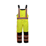 Premium Two-Tone Hi-Vis Winter Bib with Quilted Lining, Class E