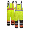 Premium Two-Tone Hi-Vis Winter Bib with Quilted Lining, Class E