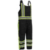 Premium Two-Tone Hi-Vis Winter Bib with Quilted Lining, Class E