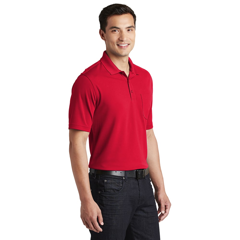 Port Authority K110P Dry Zone UV Micro-Mesh Polo Shirt with Pocket