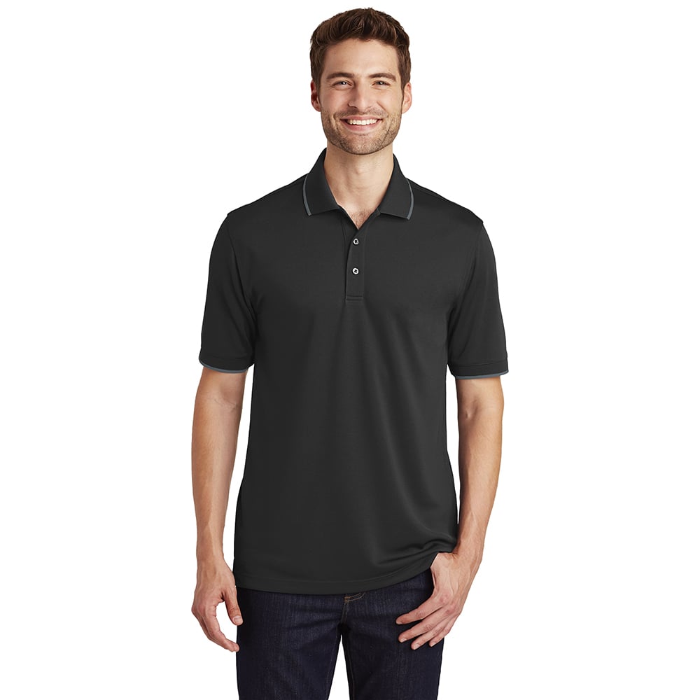 Port Authority K111 Dry Zone UV Micro-Mesh Polo with Tipped Collar