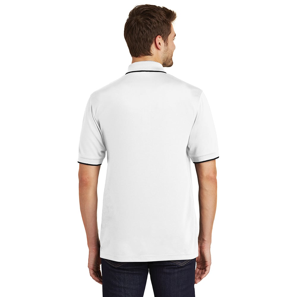 Port Authority K111 Dry Zone UV Micro-Mesh Polo with Tipped Collar