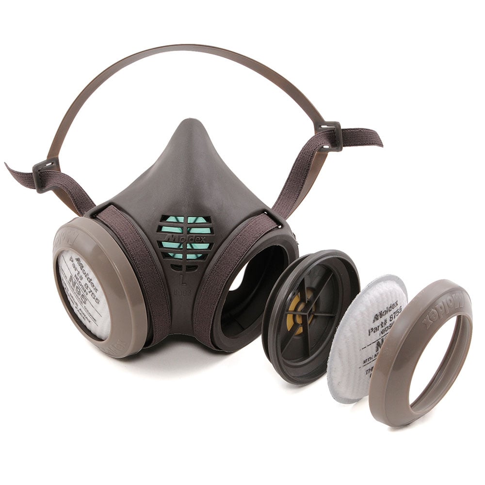 Moldex 8000 Series Pre-Assembled Half Mask Respirator with N95 O/V, M