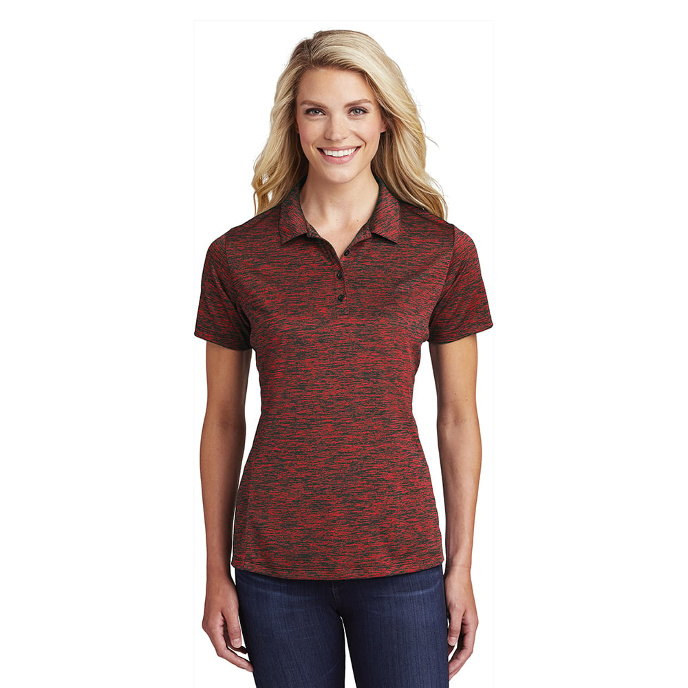 Sport-Tek LST590 PosiCharge Women's Electric Heather Polo