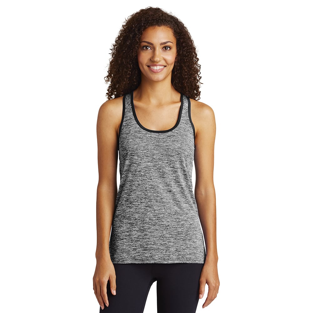 Sport-Tek LST396 PosiCharge Women's Heather Racerback Tank Top