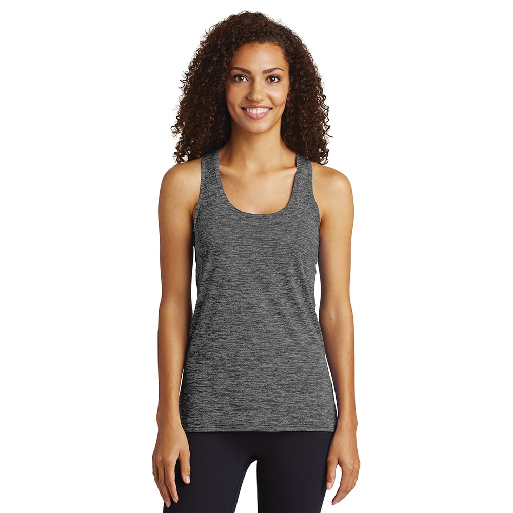 Sport-Tek LST396 PosiCharge Women's Heather Racerback Tank Top