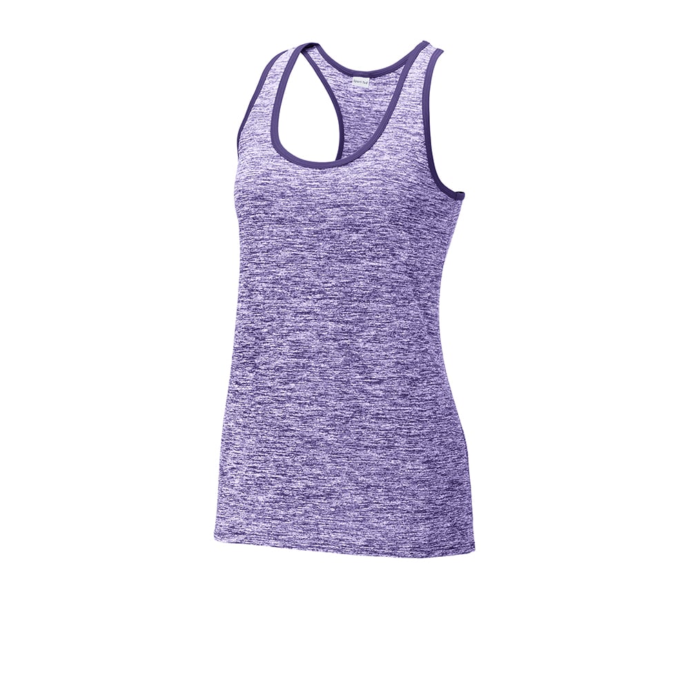 Sport-Tek LST396 PosiCharge Women's Heather Racerback Tank Top