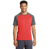 Sport-Tek ST362 Two Tone Heather Contender Crew Neck Tee