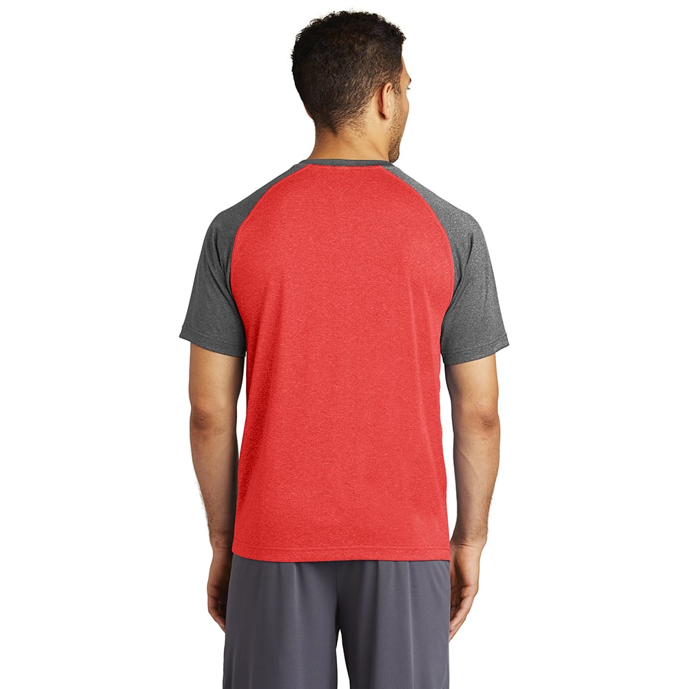 Sport-Tek ST362 Two Tone Heather Contender Crew Neck Tee