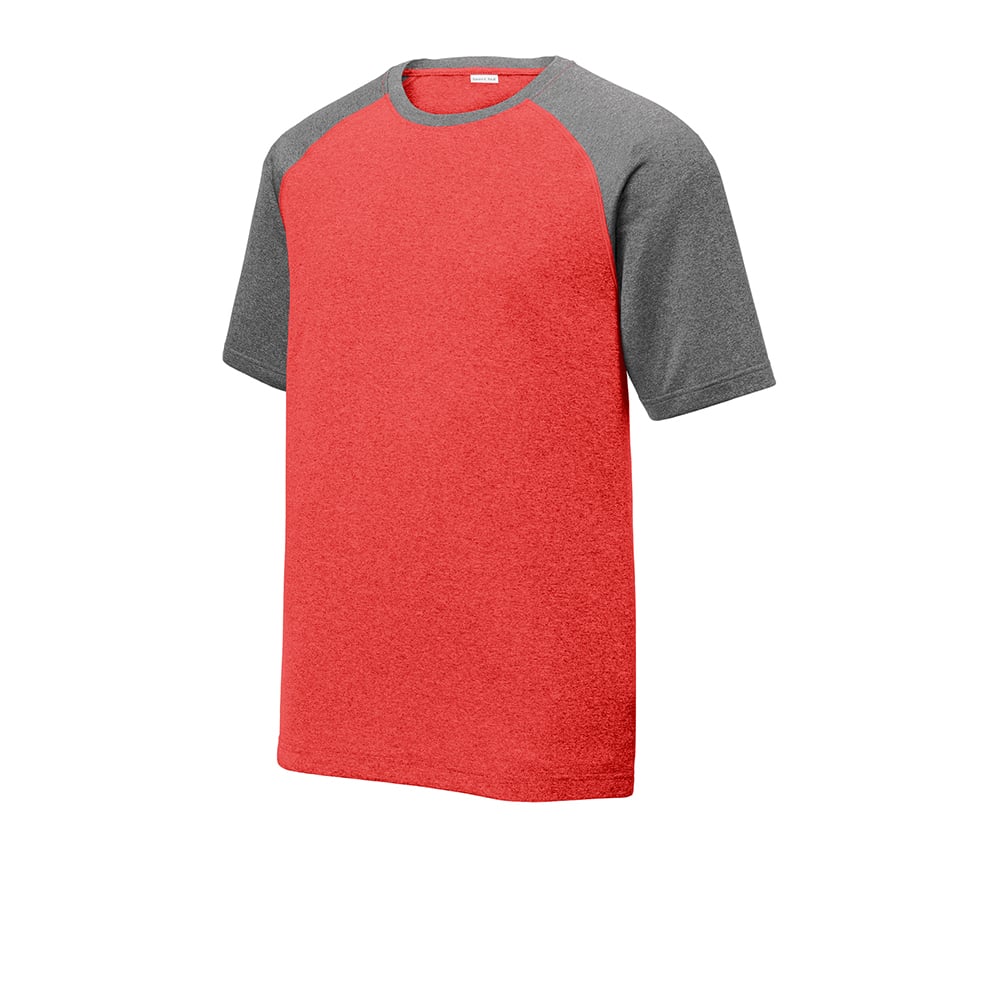 Sport-Tek ST362 Two Tone Heather Contender Crew Neck Tee