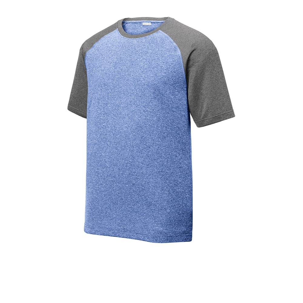 Sport-Tek ST362 Two Tone Heather Contender Crew Neck Tee