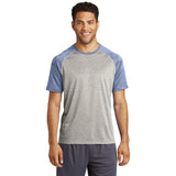 Sport-Tek ST362 Two Tone Heather Contender Crew Neck Tee