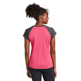 Sport-Tek LST362 Women's Two Tone Heather Contender Scoop Neck Tee