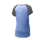 Sport-Tek LST362 Women's Two Tone Heather Contender Scoop Neck Tee