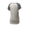 Sport-Tek LST362 Women's Two Tone Heather Contender Scoop Neck Tee