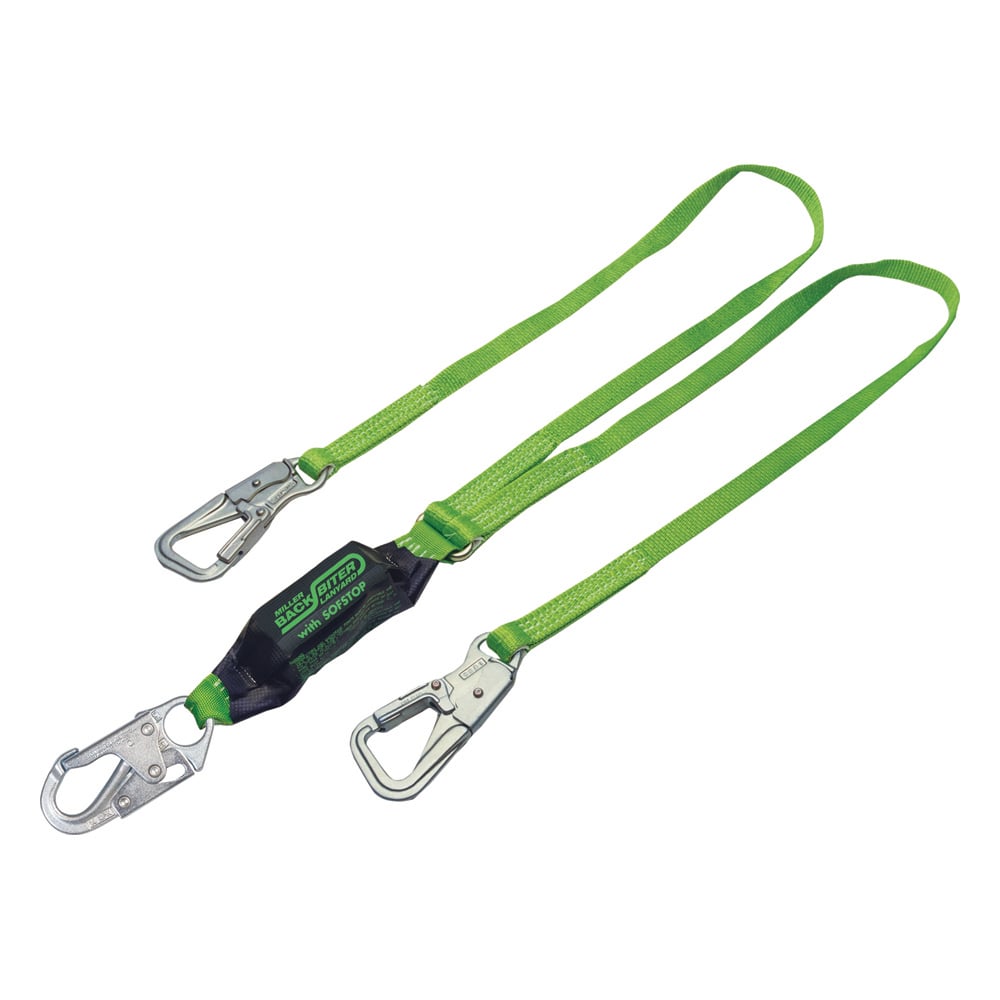 Miller BackBiter™ Tie-Back Lanyard, 6' with USS tags