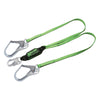 Miller HP 6' Lanyard with SofStop Shock Absorber, Two-Legged