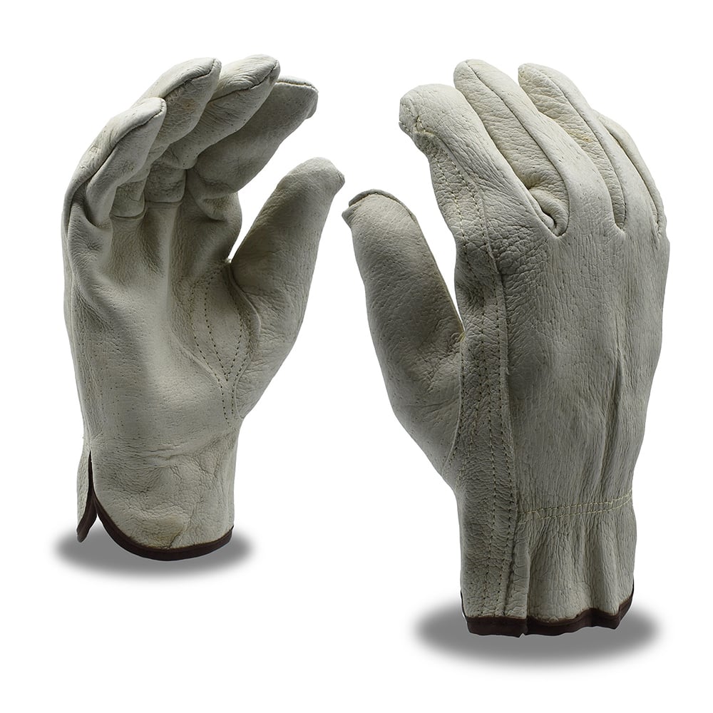 Cordova Unlined Standard Pigskin Drivers Glove with Keystone Thumb, 1 dozen (12 pairs)