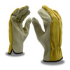 Cordova Leather Palm Gloves with Split Back Pigskin + Seamless Forefinger, 1 dozen (12 pairs)