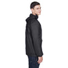 UltraClub 8925 Men's Pack-Away Quarter-Zip Hooded Pullover Jacket