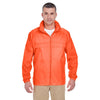 UltraClub 8929 Men's Full-Zip Hooded Pack-Away Jacket