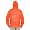 UltraClub 8929 Men's Full-Zip Hooded Pack-Away Jacket