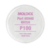 Moldex P100 Particulate Filter Disk 8940 for 8000 Half Mask Respirator, 1 pair