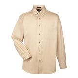 UltraClub 8960C Cypress Long-Sleeve Twill Shirt with Pocket