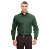 UltraClub 8960C Cypress Long-Sleeve Twill Shirt with Pocket