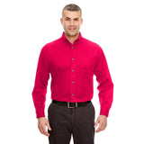 UltraClub 8960C Cypress Long-Sleeve Twill Shirt with Pocket